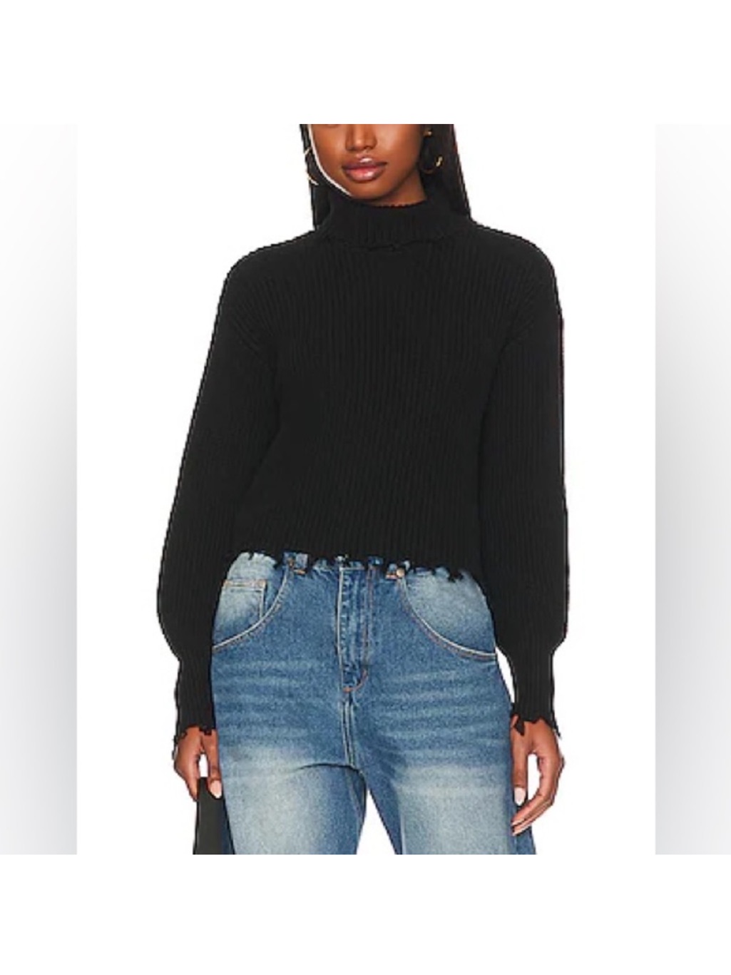 525 Frayed Sweater